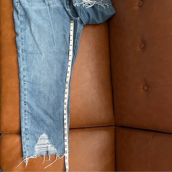 American Rag Cie Mom 100% Cotton Denim Jeans Raw Hem size 15 - Picture 9 of 9